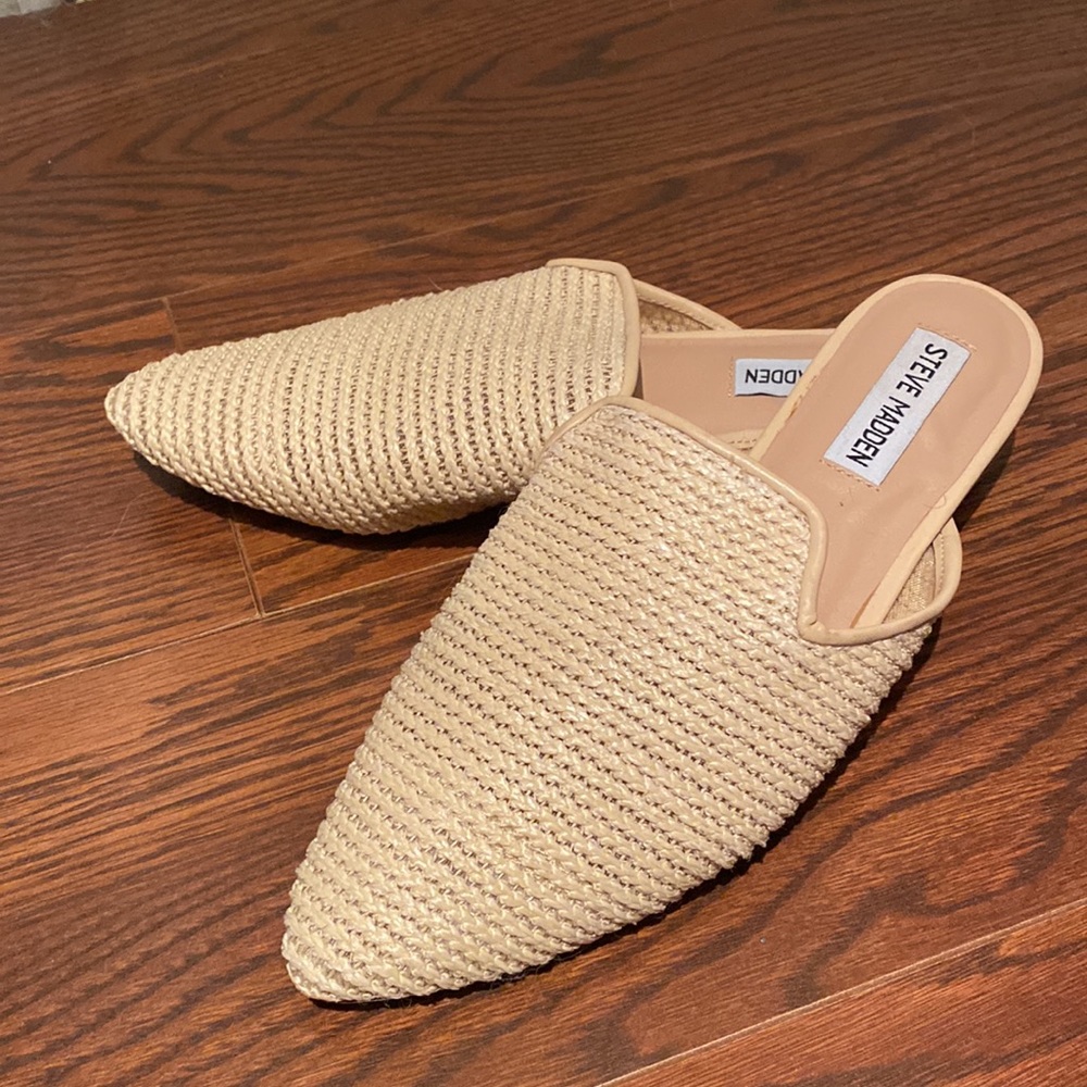 Steve Madden Mattis Mule, Tan, Size 8.5
